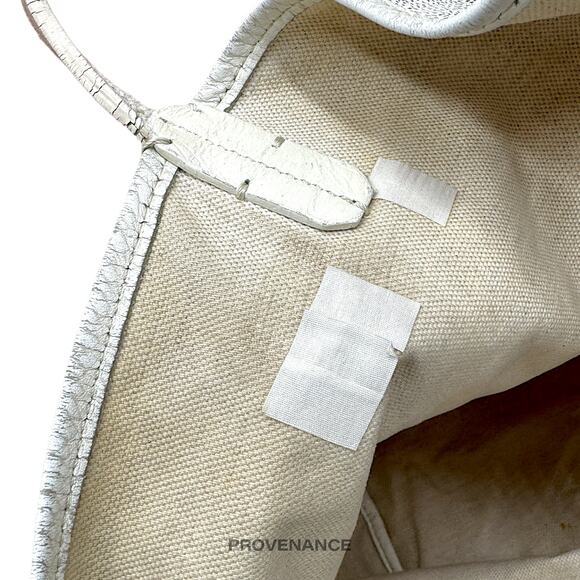 🔴 Goyard St. Louis Tote GM Bag - White Goyardine - Picture 11 of 13
